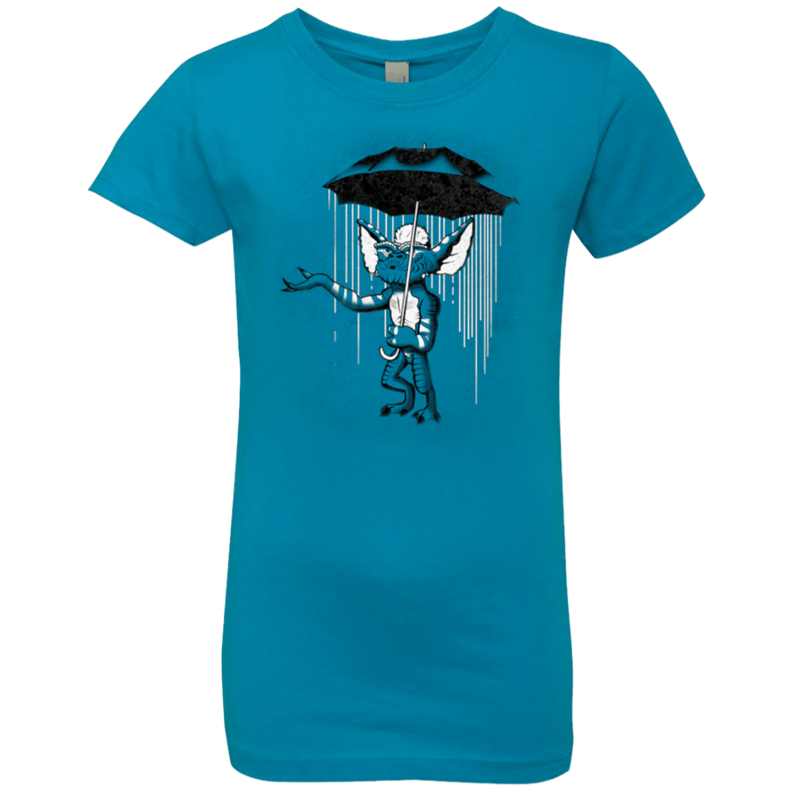 T-Shirts Turquoise / YXS Umbrella Banksy Girls Premium T-Shirt