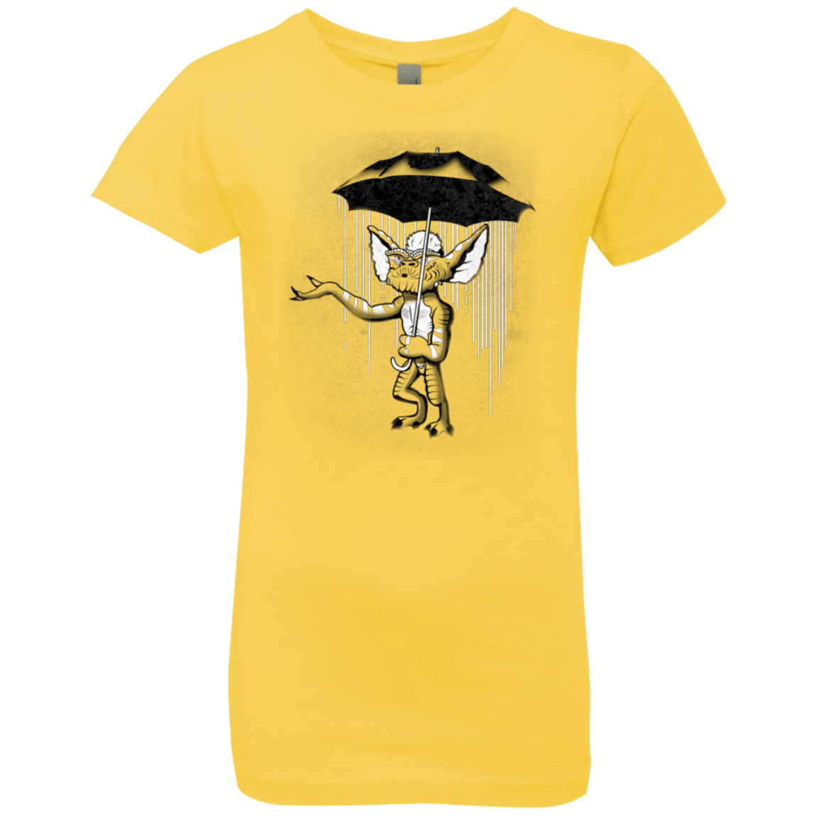 T-Shirts Vibrant Yellow / YXS Umbrella Banksy Girls Premium T-Shirt
