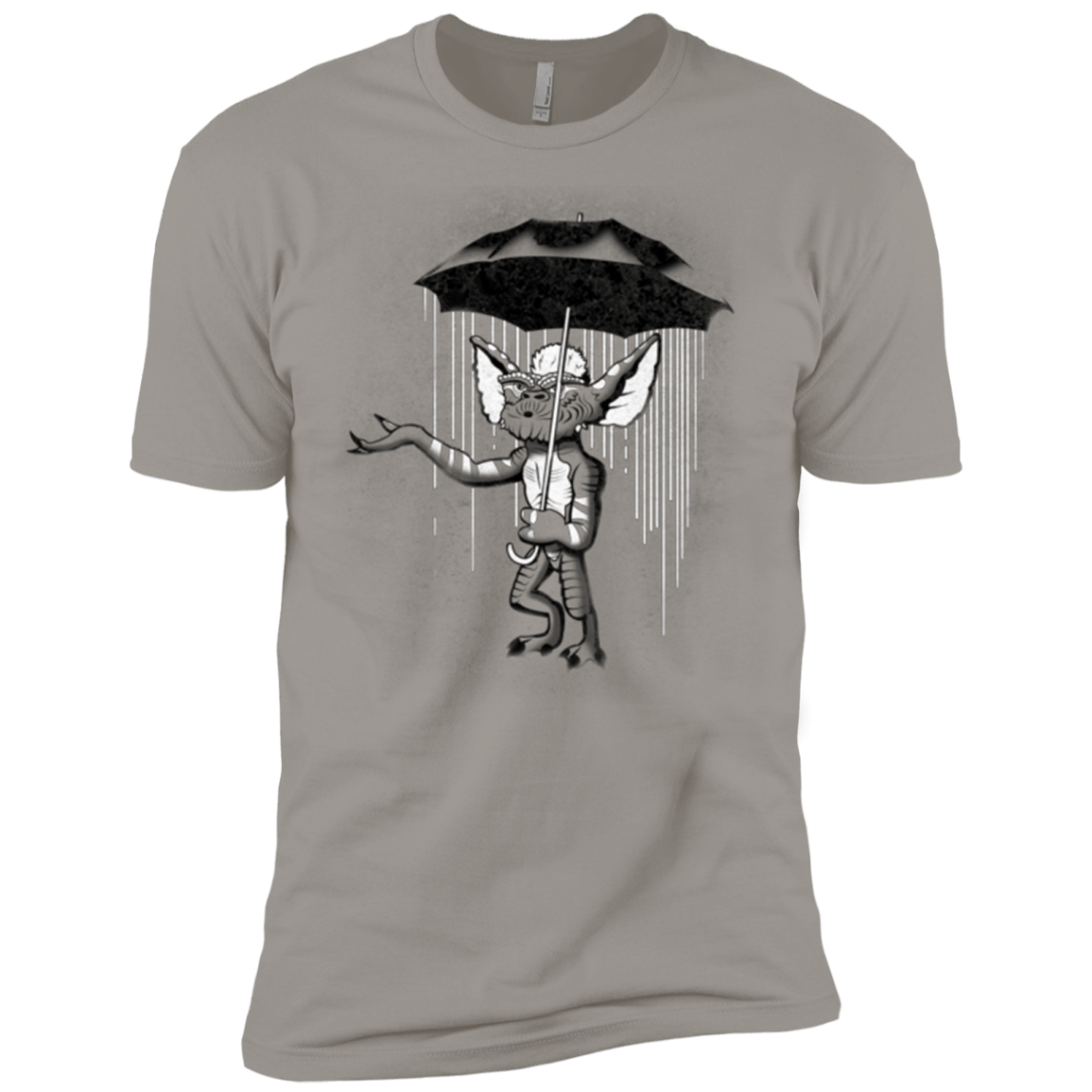 T-Shirts Light Grey / X-Small Umbrella Banksy Men's Premium T-Shirt