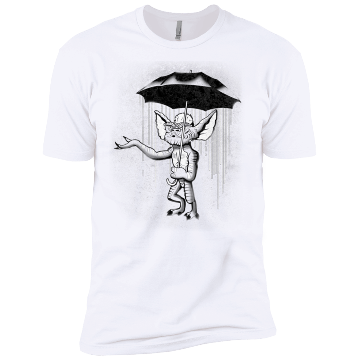 T-Shirts White / X-Small Umbrella Banksy Men's Premium T-Shirt