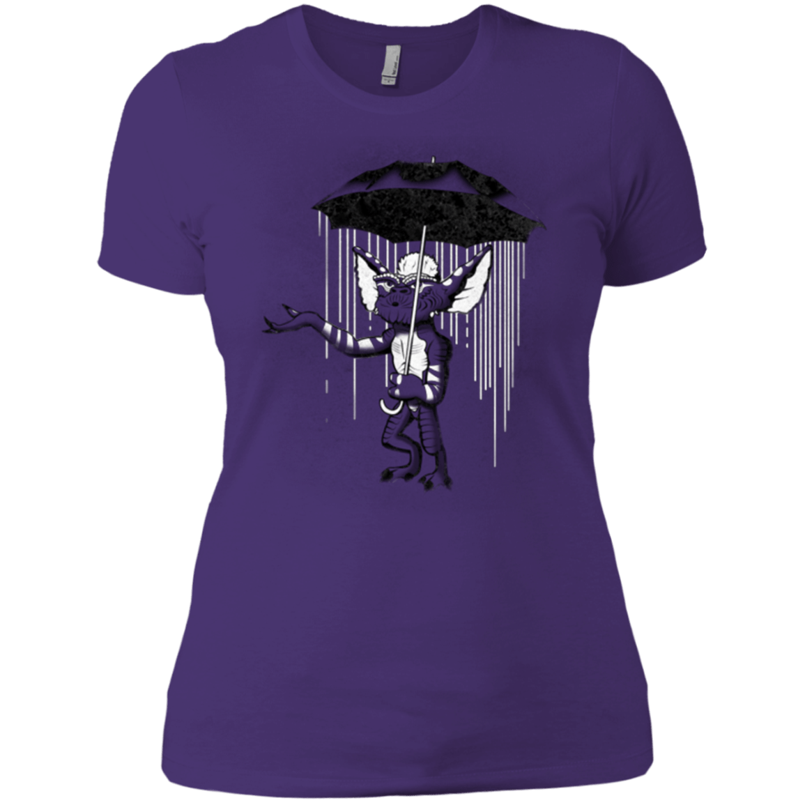 T-Shirts Purple Rush/ / X-Small Umbrella Banksy Women's Premium T-Shirt