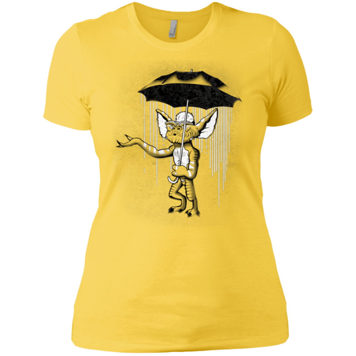 T-Shirts Vibrant Yellow / X-Small Umbrella Banksy Women's Premium T-Shirt
