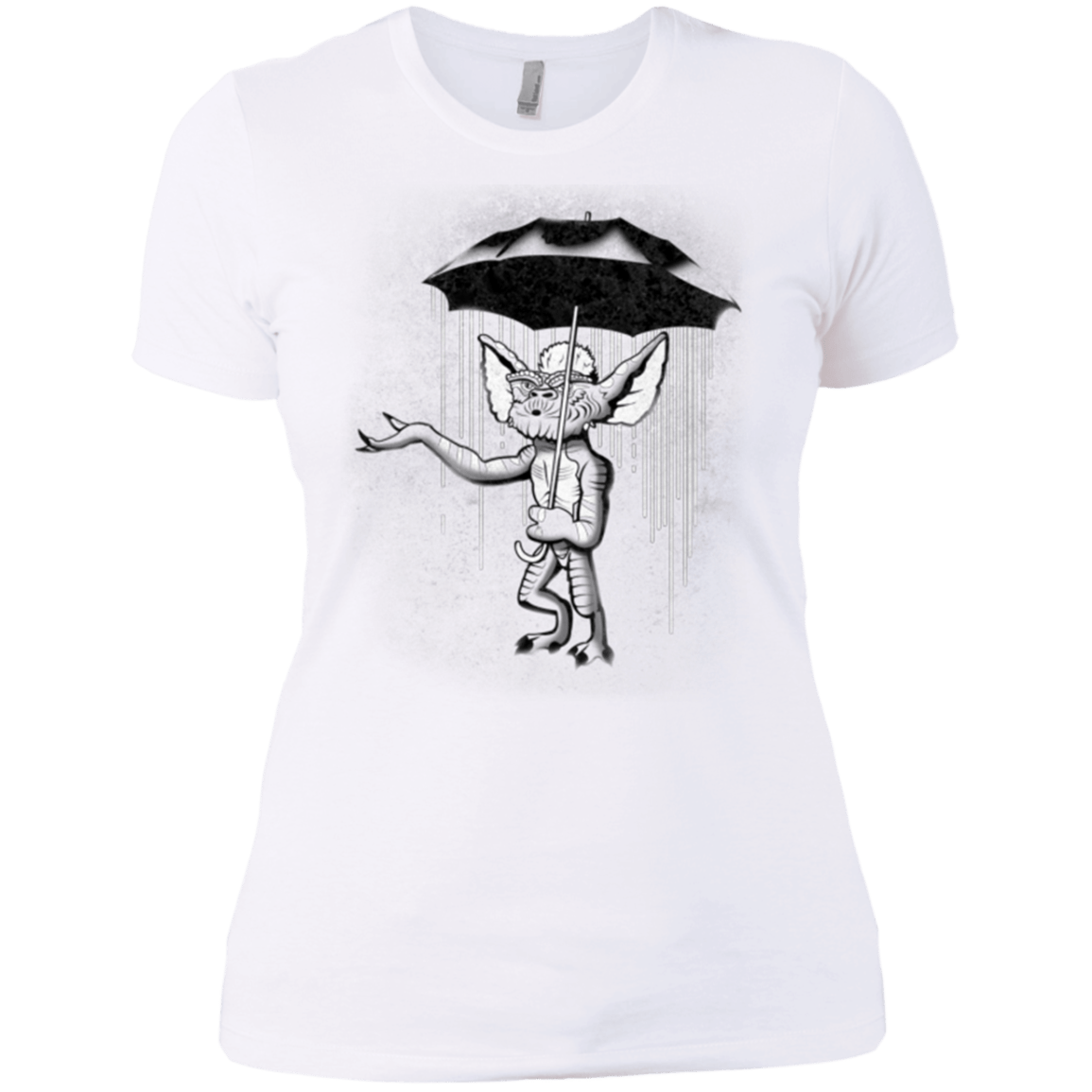 T-Shirts White / X-Small Umbrella Banksy Women's Premium T-Shirt