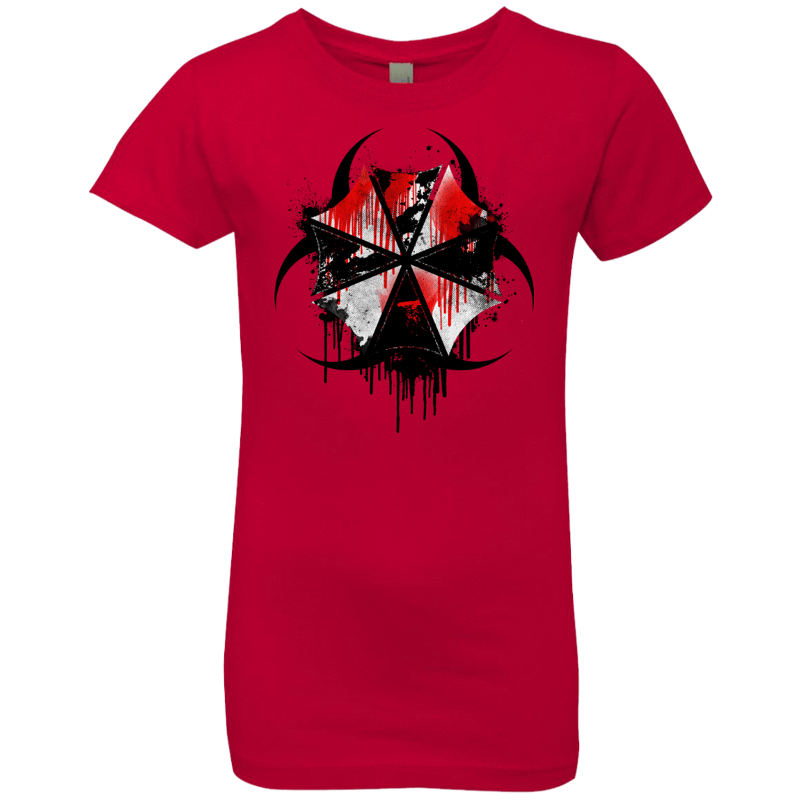 T-Shirts Red / YXS Umbrella Corp Girls Premium T-Shirt