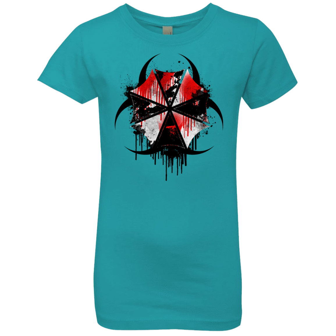 T-Shirts Tahiti Blue / YXS Umbrella Corp Girls Premium T-Shirt