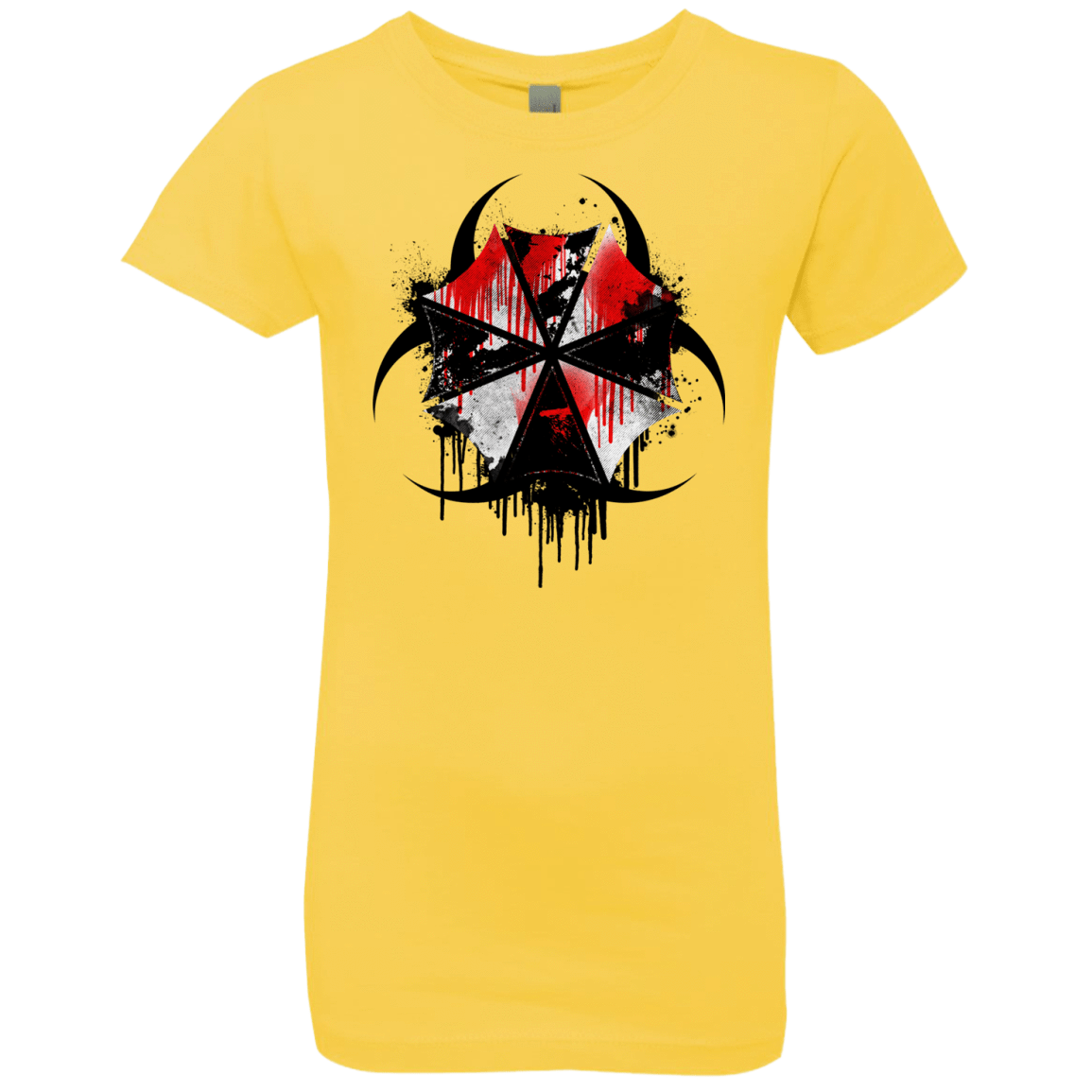 T-Shirts Vibrant Yellow / YXS Umbrella Corp Girls Premium T-Shirt
