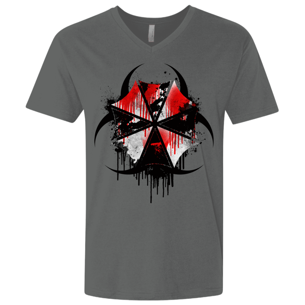 T-Shirts Heavy Metal / X-Small Umbrella Corp Men's Premium V-Neck