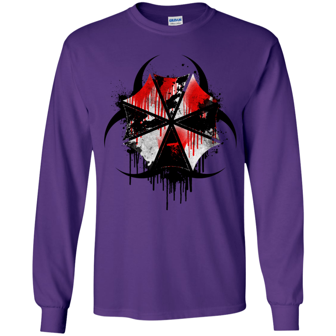 T-Shirts Purple / YS Umbrella Corp Youth Long Sleeve T-Shirt