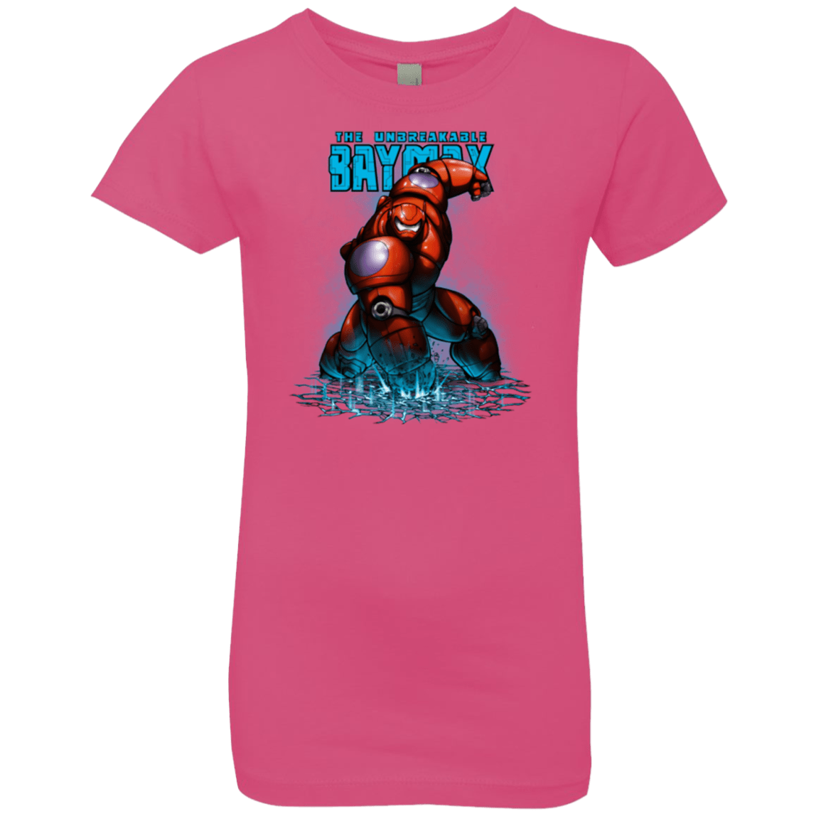 T-Shirts Hot Pink / YXS Unbreakable Hero Girls Premium T-Shirt