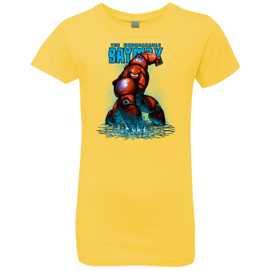 T-Shirts Vibrant Yellow / YXS Unbreakable Hero Girls Premium T-Shirt