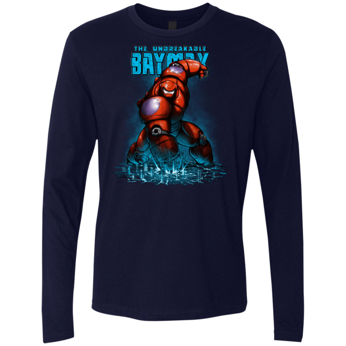 T-Shirts Midnight Navy / Small Unbreakable Hero Men's Premium Long Sleeve