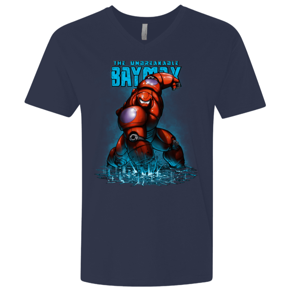 T-Shirts Midnight Navy / X-Small Unbreakable Hero Men's Premium V-Neck