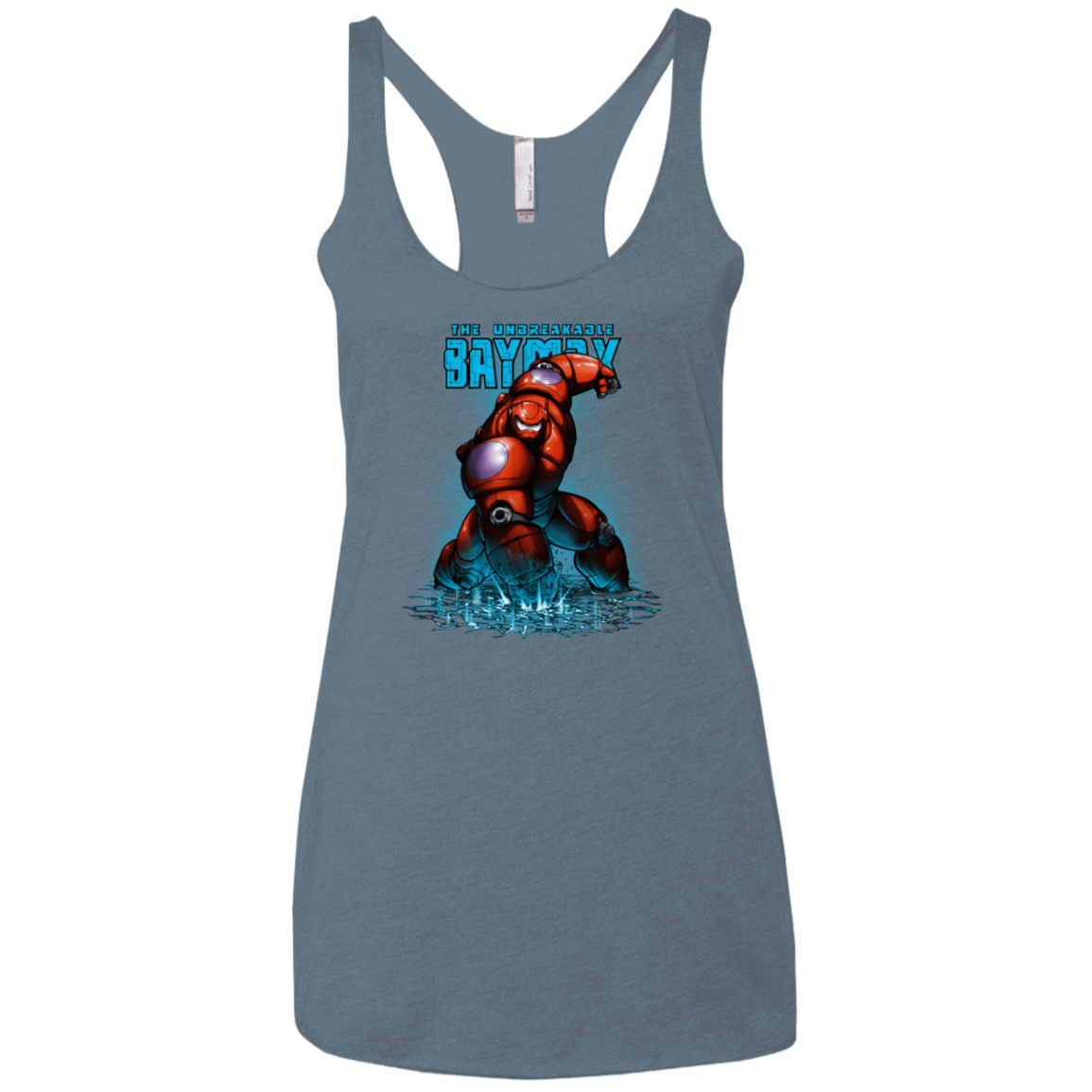 T-Shirts Indigo / X-Small Unbreakable Hero Women's Triblend Racerback Tank