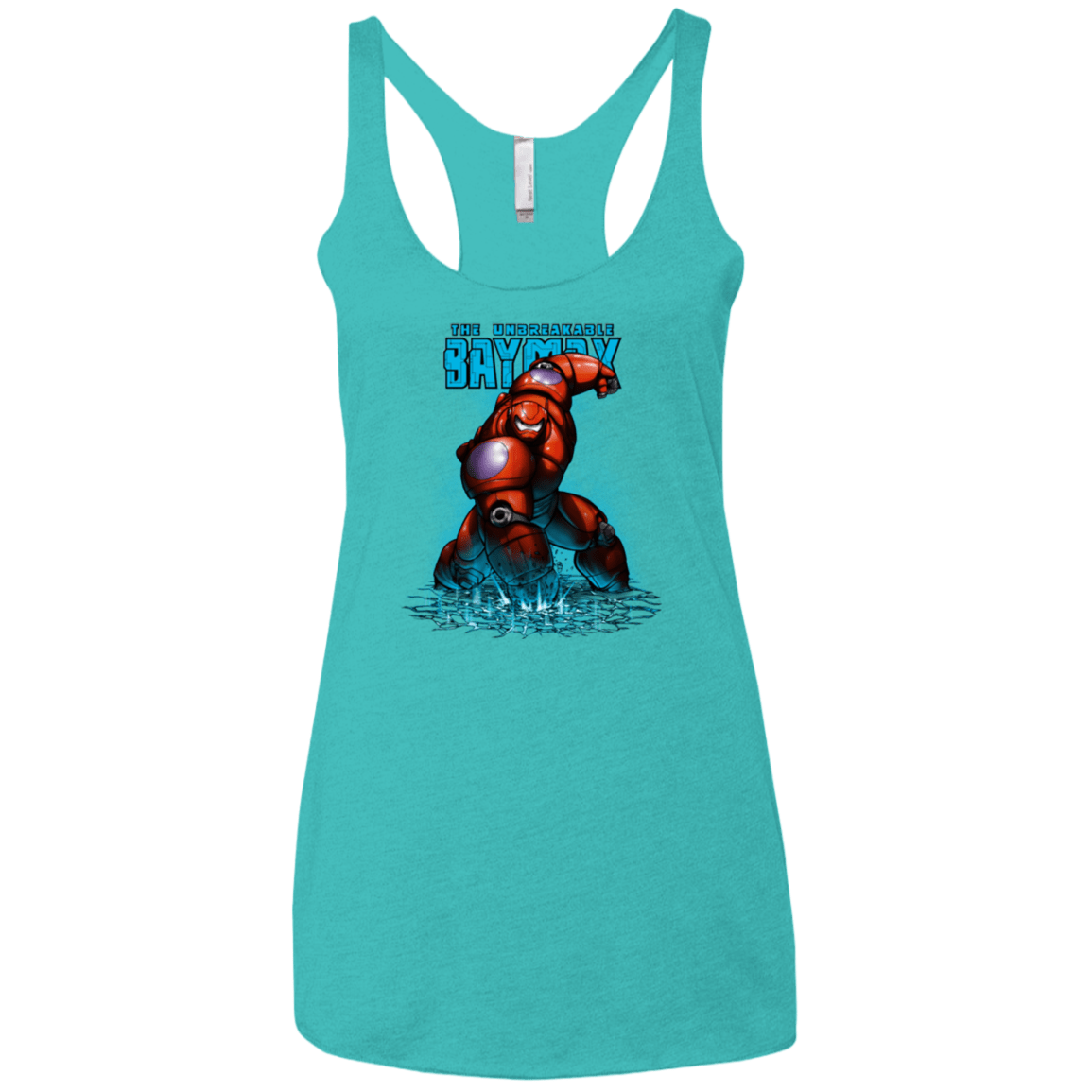 T-Shirts Tahiti Blue / X-Small Unbreakable Hero Women's Triblend Racerback Tank