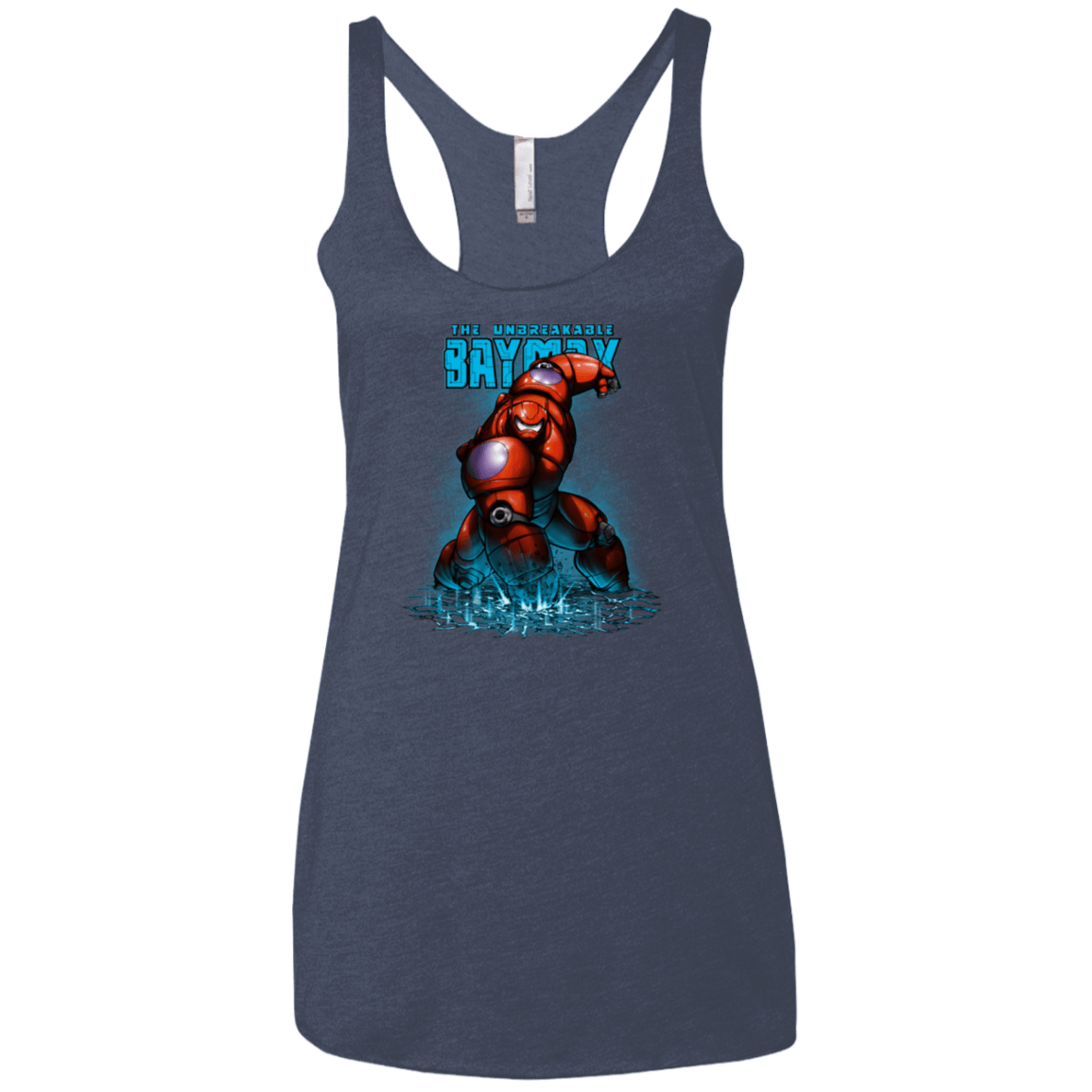 T-Shirts Vintage Navy / X-Small Unbreakable Hero Women's Triblend Racerback Tank