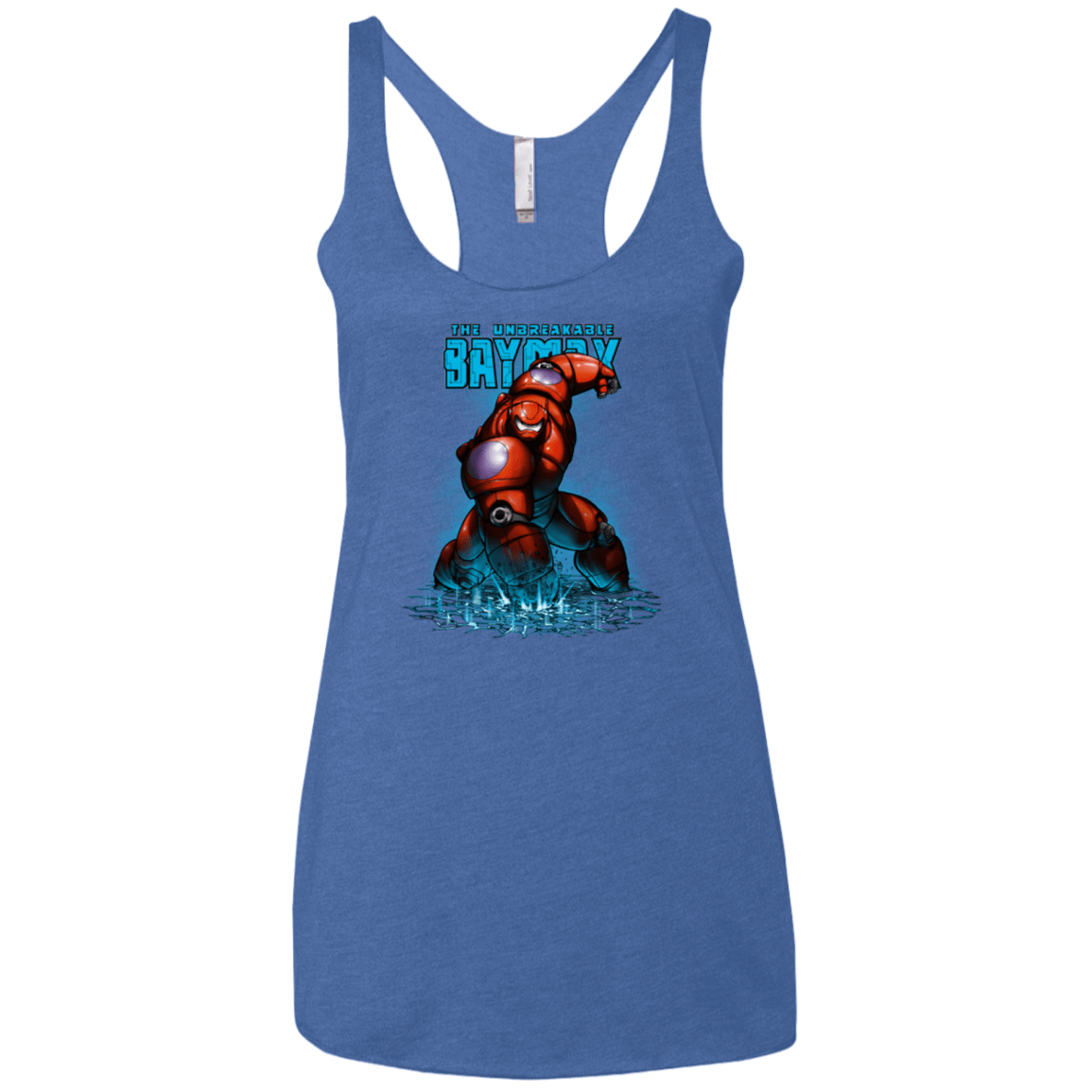 T-Shirts Vintage Royal / X-Small Unbreakable Hero Women's Triblend Racerback Tank