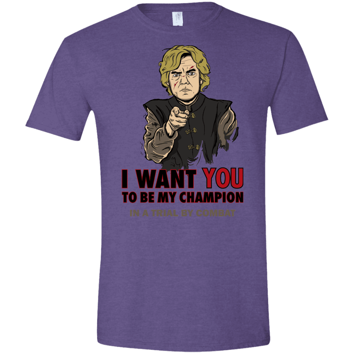 T-Shirts Heather Purple / S Uncle Imp Men's Semi-Fitted Softstyle