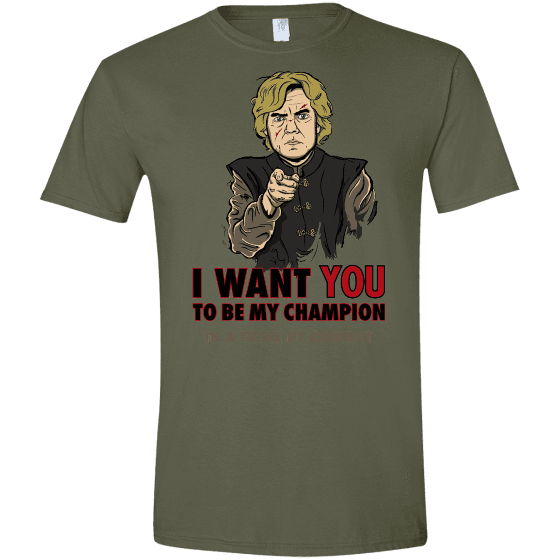 T-Shirts Military Green / S Uncle Imp Men's Semi-Fitted Softstyle