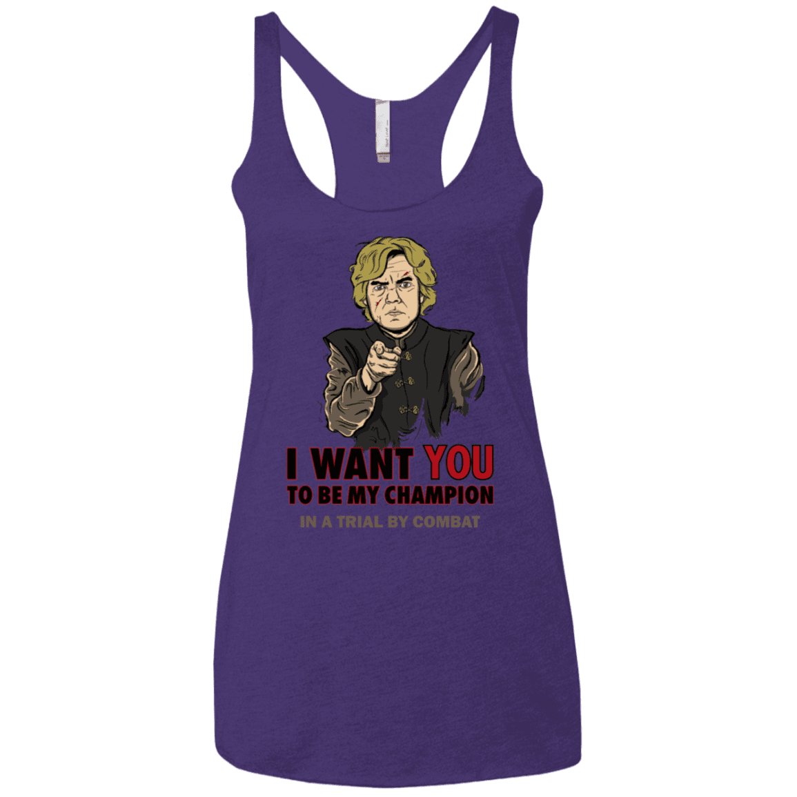 T-Shirts Purple Rush / X-Small Uncle Imp Women's Triblend Racerback Tank