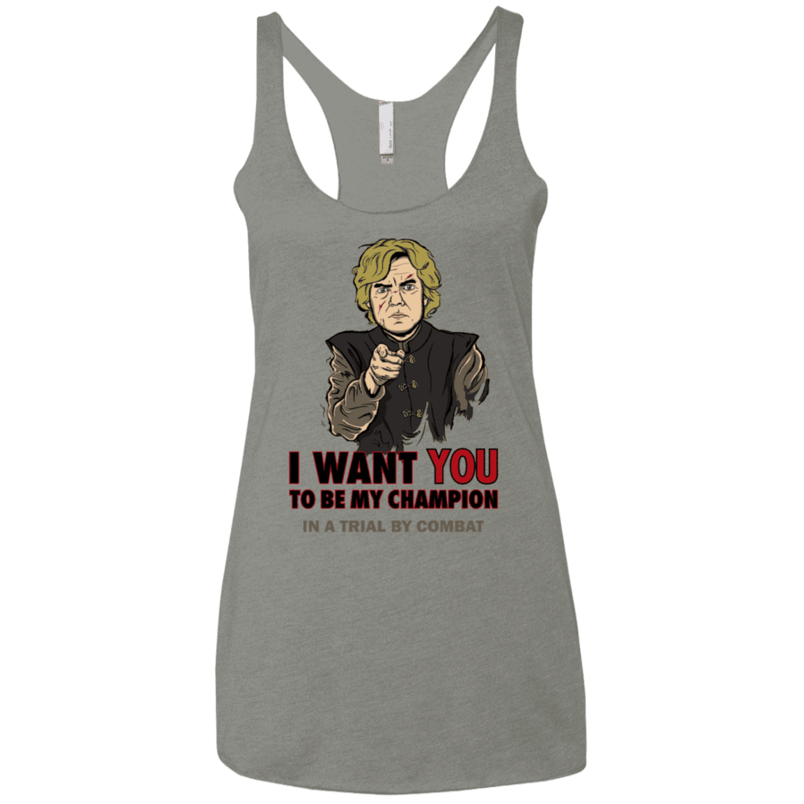 T-Shirts Venetian Grey / X-Small Uncle Imp Women's Triblend Racerback Tank