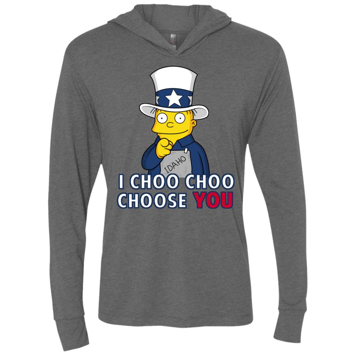 Uncle Ralph Triblend Long Sleeve Hoodie Tee