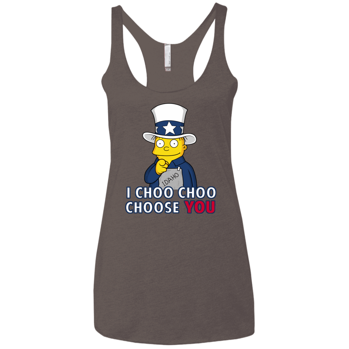 T-Shirts Macchiato / X-Small Uncle Ralph Women's Triblend Racerback Tank