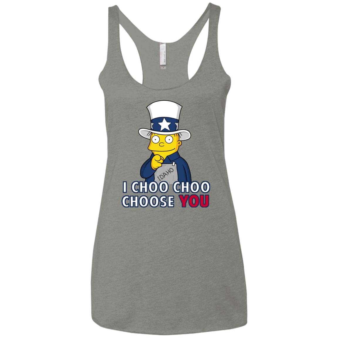 T-Shirts Venetian Grey / X-Small Uncle Ralph Women's Triblend Racerback Tank