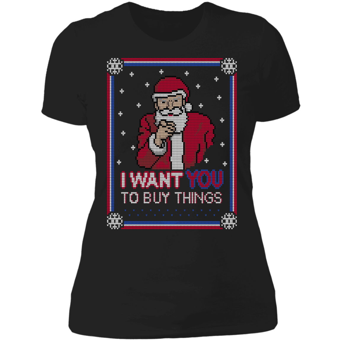 T-Shirts Black / X-Small unclesanta Women's Premium T-Shirt