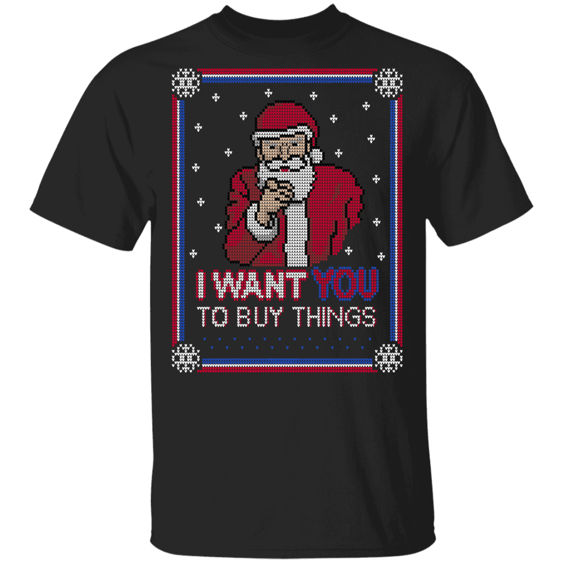 T-Shirts Black / YXS unclesanta Youth T-Shirt