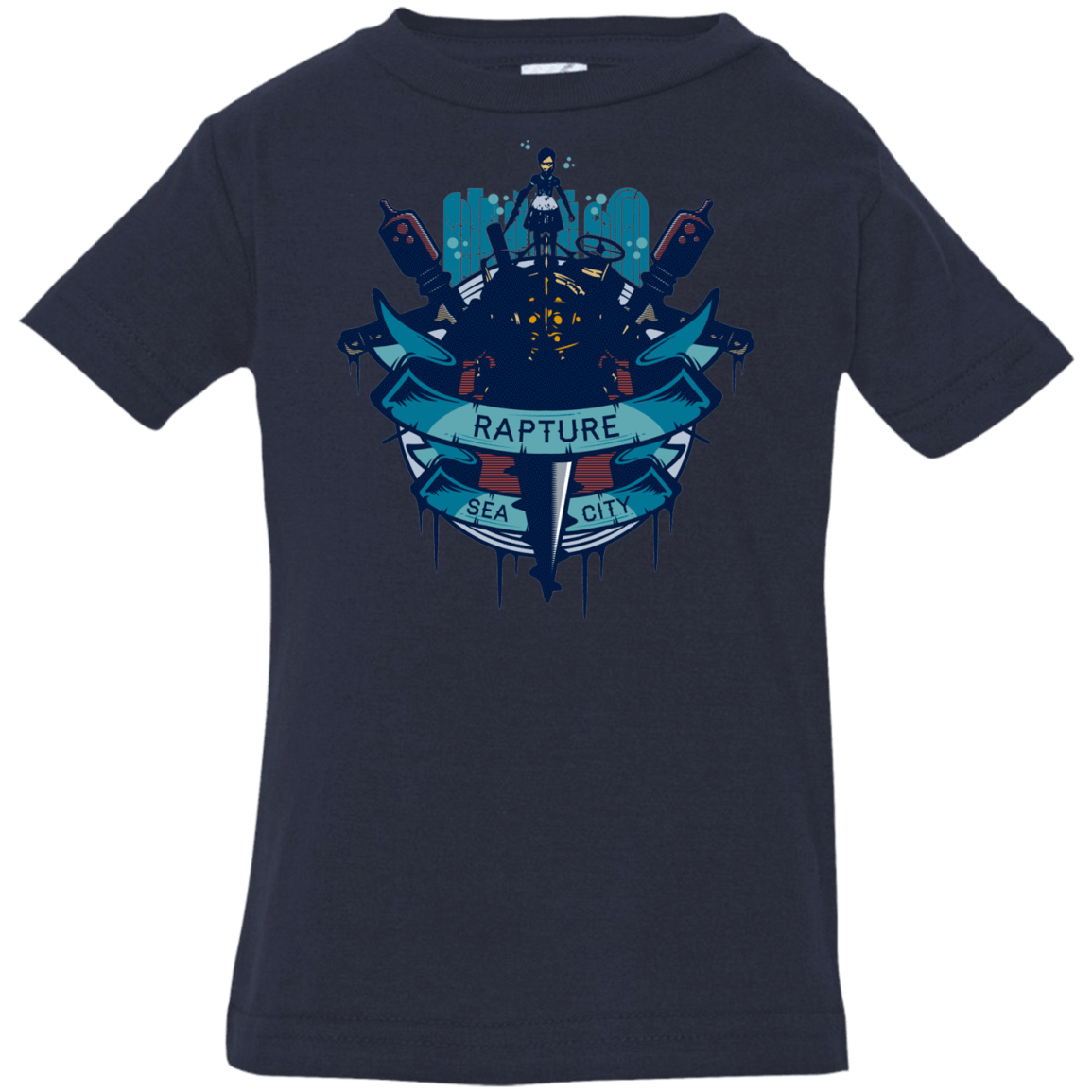 T-Shirts Navy / 6 Months Under The Sea Infant Premium T-Shirt