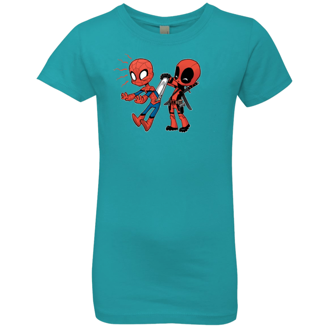 T-Shirts Tahiti Blue / YXS Underoos Girls Premium T-Shirt