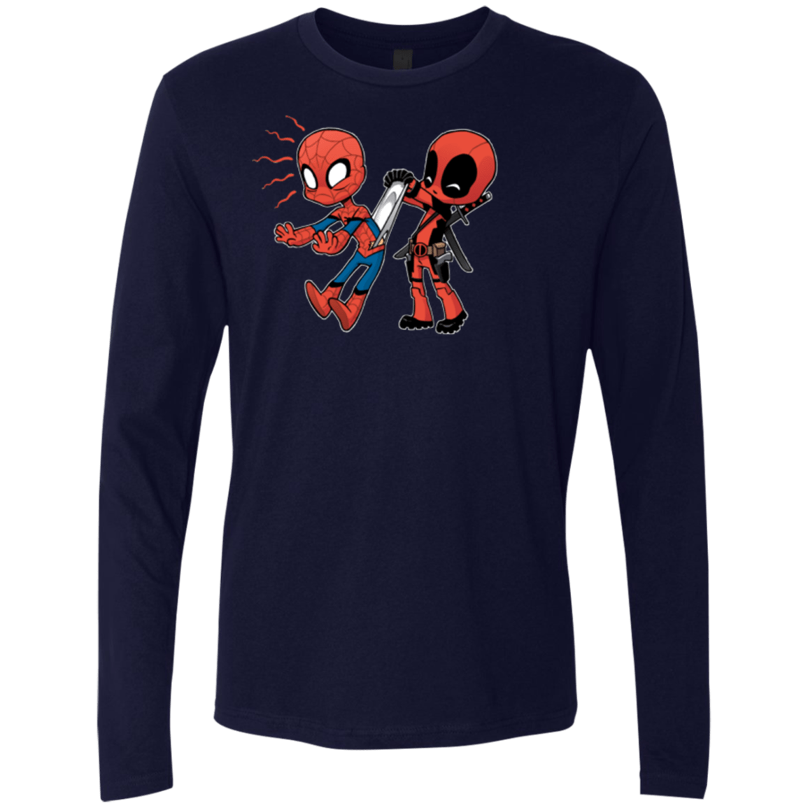 T-Shirts Midnight Navy / Small Underoos Men's Premium Long Sleeve