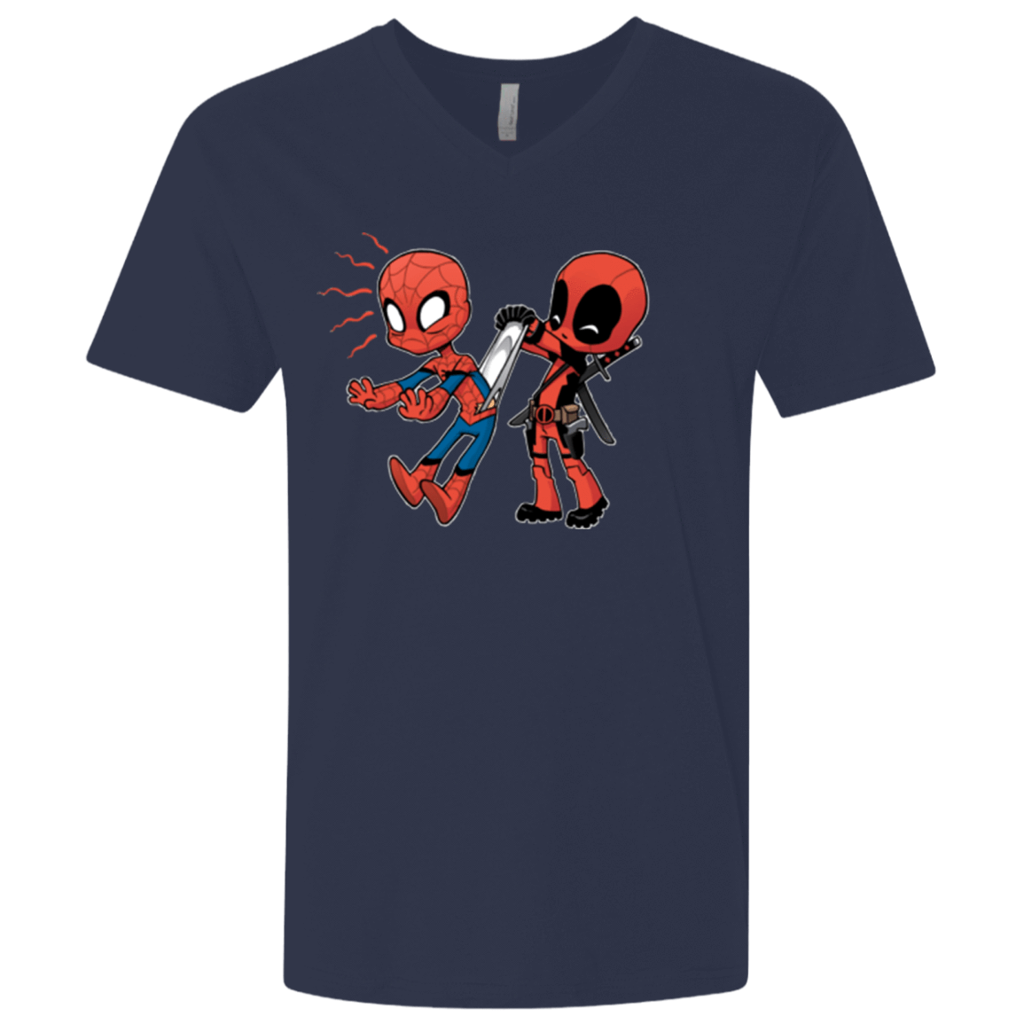 T-Shirts Midnight Navy / X-Small Underoos Men's Premium V-Neck