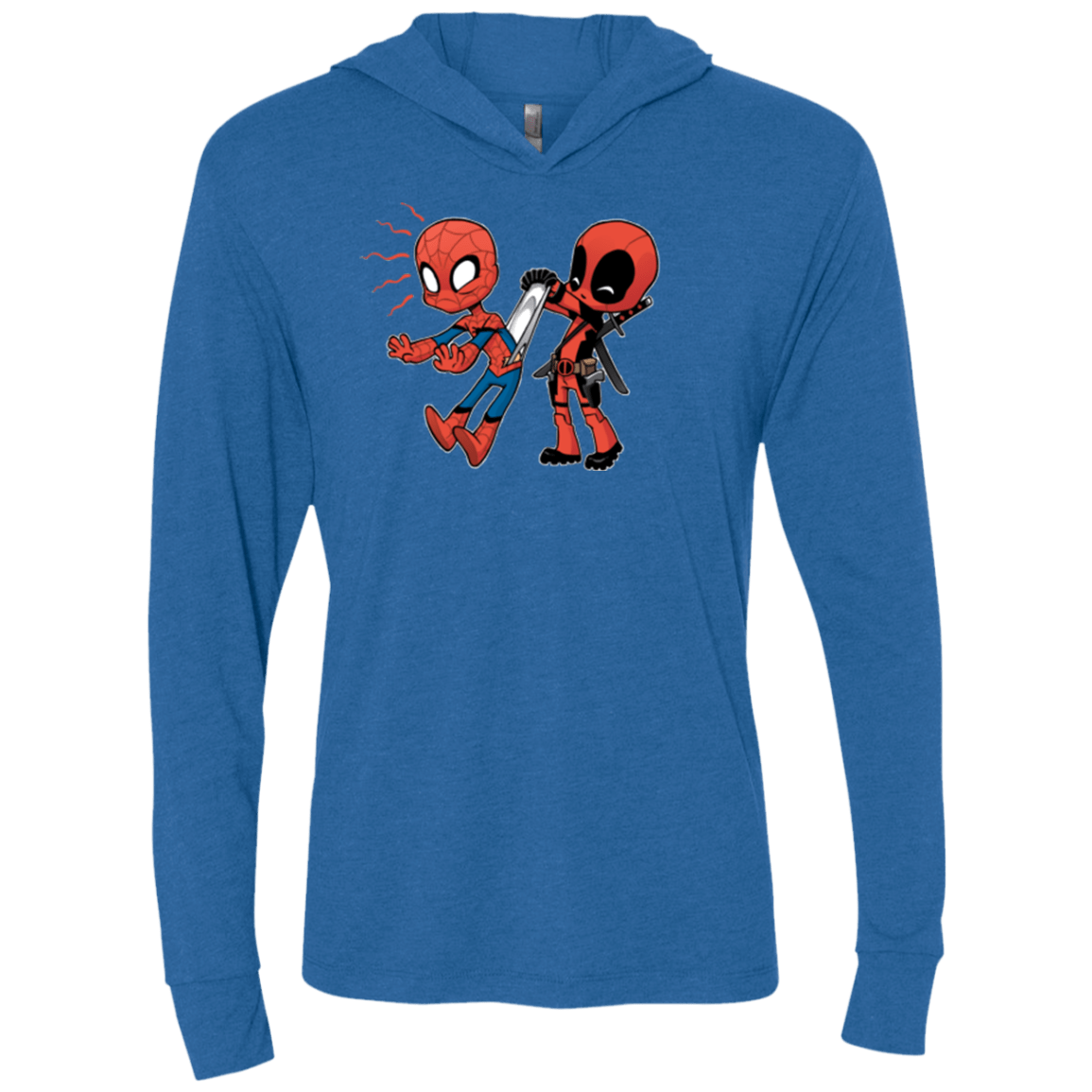 T-Shirts Vintage Royal / X-Small Underoos Triblend Long Sleeve Hoodie Tee