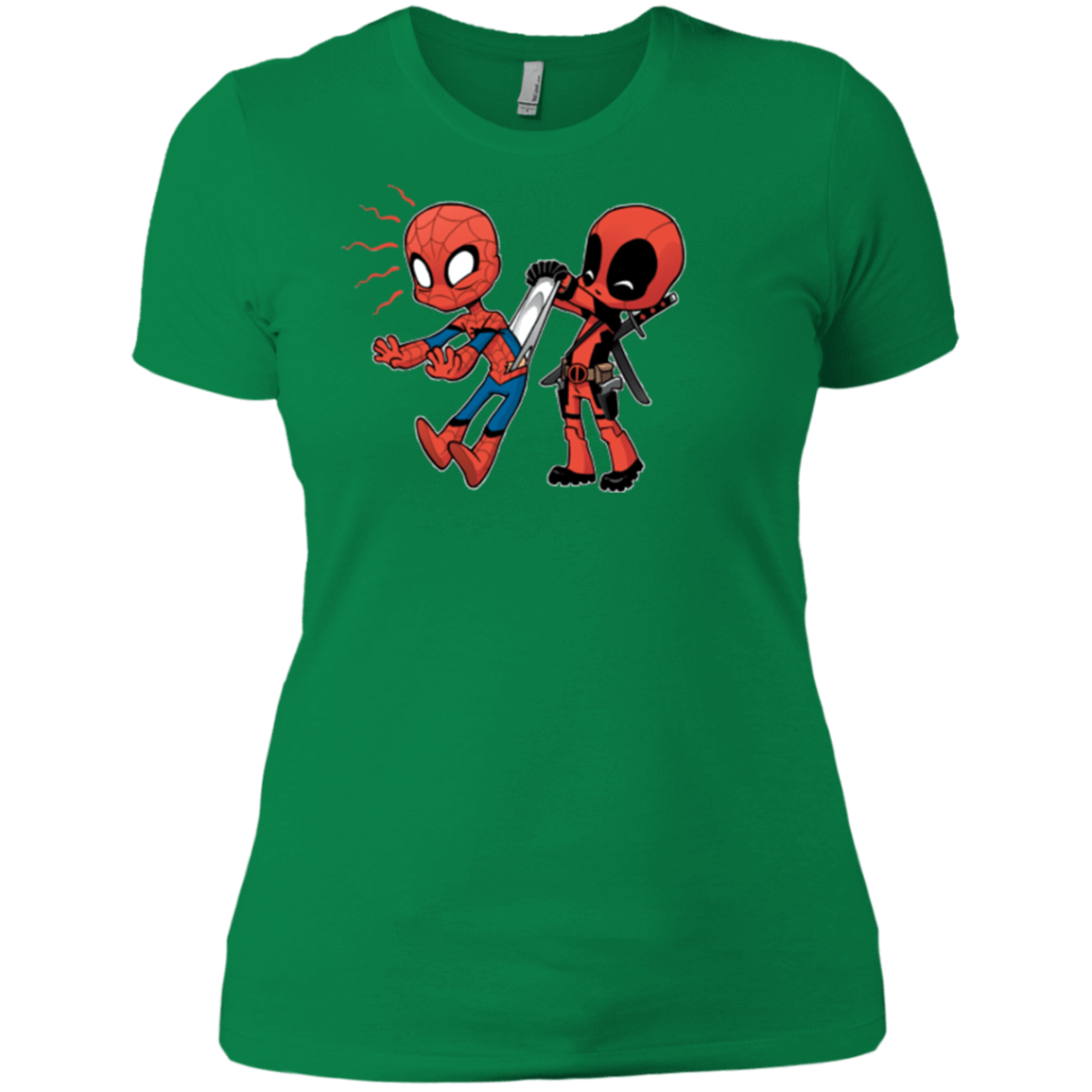 T-Shirts Kelly Green / X-Small Underoos Women's Premium T-Shirt