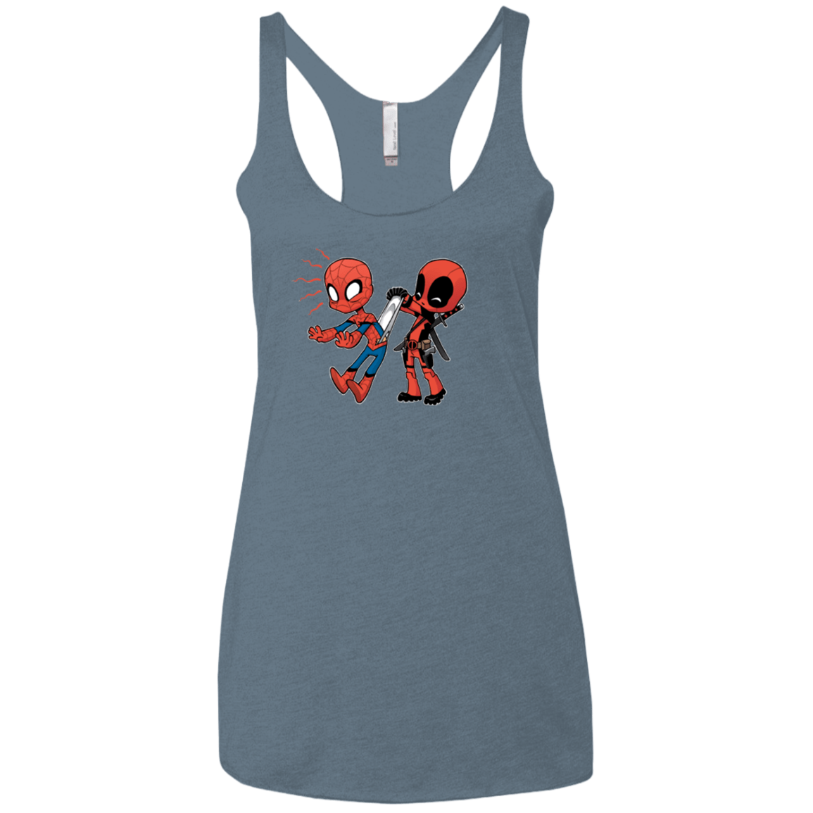 T-Shirts Indigo / X-Small Underoos Women's Triblend Racerback Tank