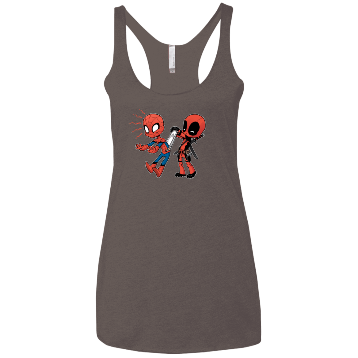 T-Shirts Macchiato / X-Small Underoos Women's Triblend Racerback Tank