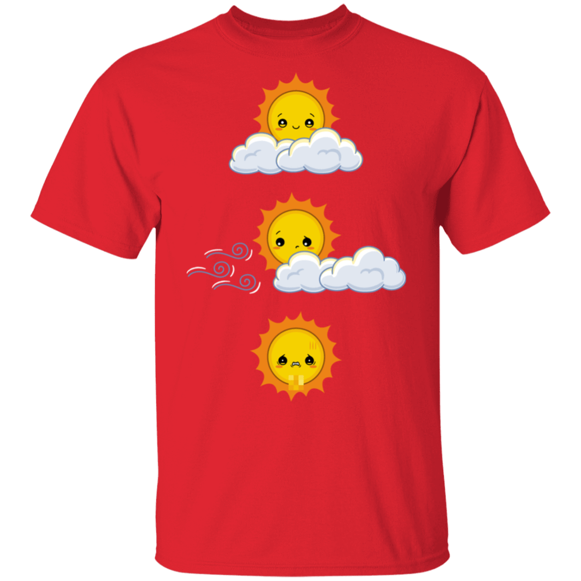 T-Shirts Red / S Unexpected Wind T-Shirt