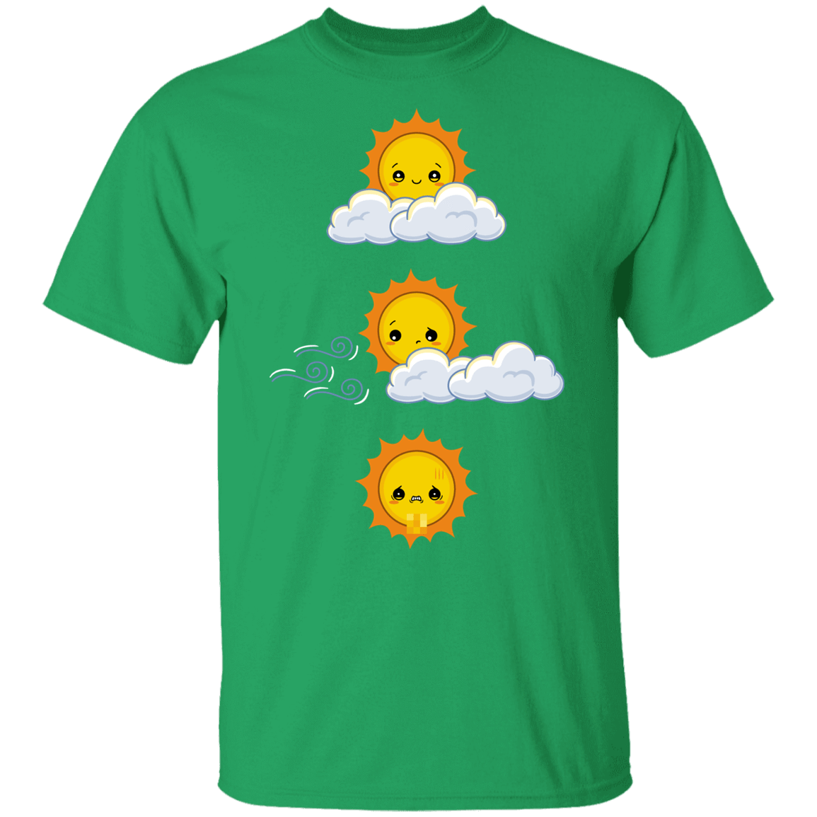 T-Shirts Irish Green / YXS Unexpected Wind Youth T-Shirt