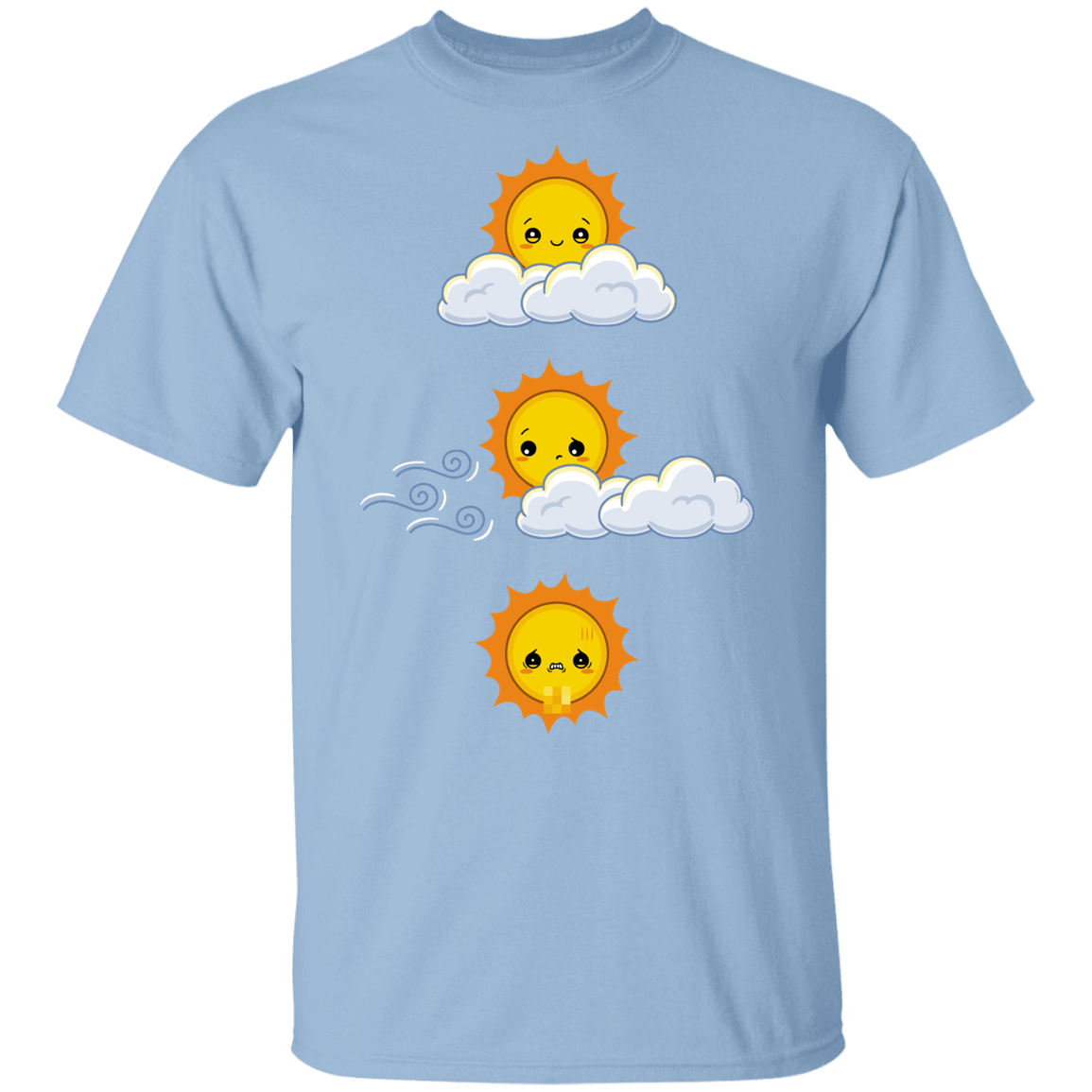 T-Shirts Light Blue / YXS Unexpected Wind Youth T-Shirt