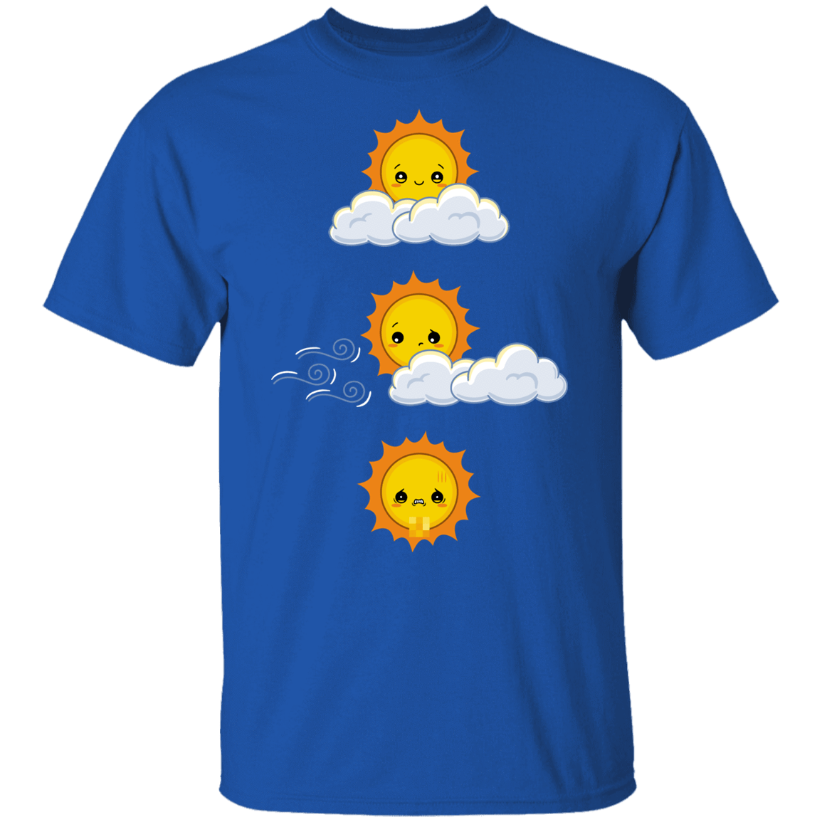 T-Shirts Royal / YXS Unexpected Wind Youth T-Shirt