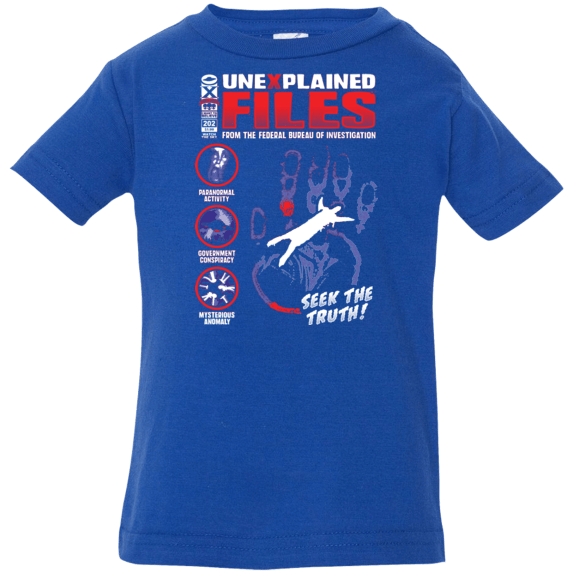 T-Shirts Royal / 6 Months Unexplained Files Infant Premium T-Shirt