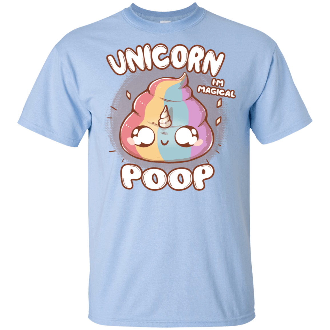 T-Shirts Light Blue / S Unicorn Poop T-Shirt