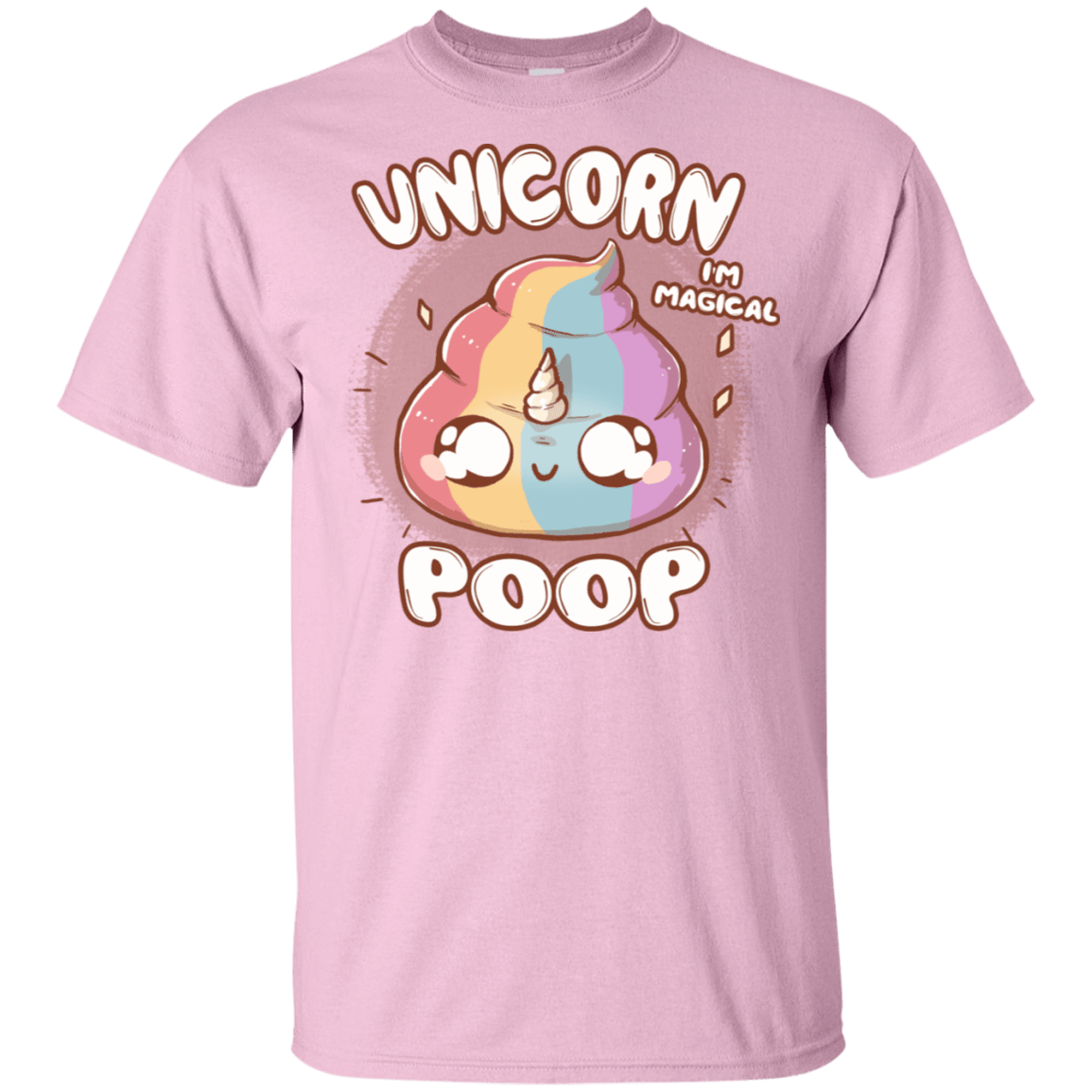 T-Shirts Light Pink / S Unicorn Poop T-Shirt