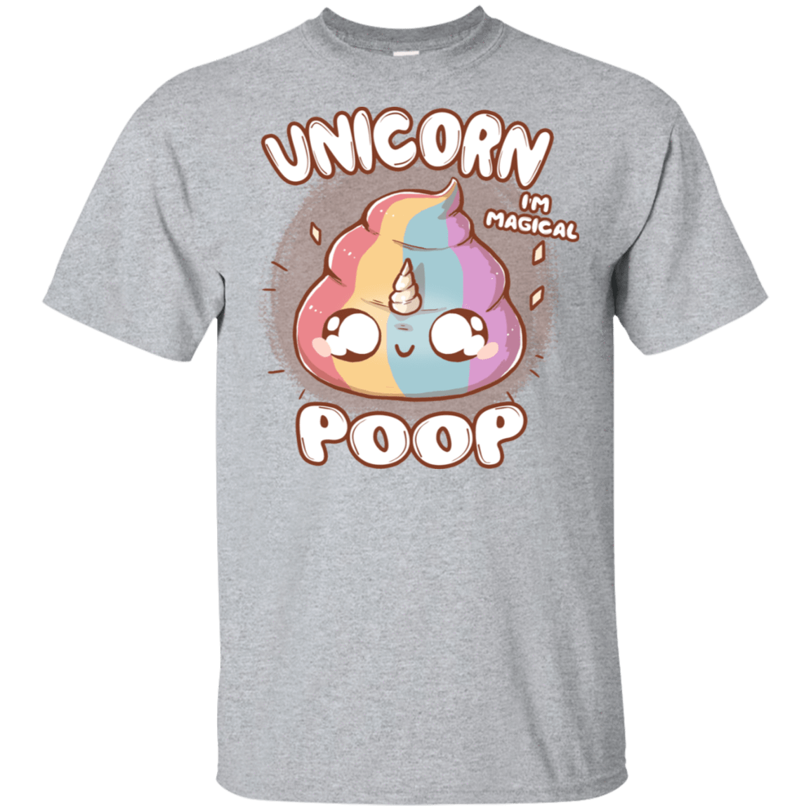 T-Shirts Sport Grey / S Unicorn Poop T-Shirt