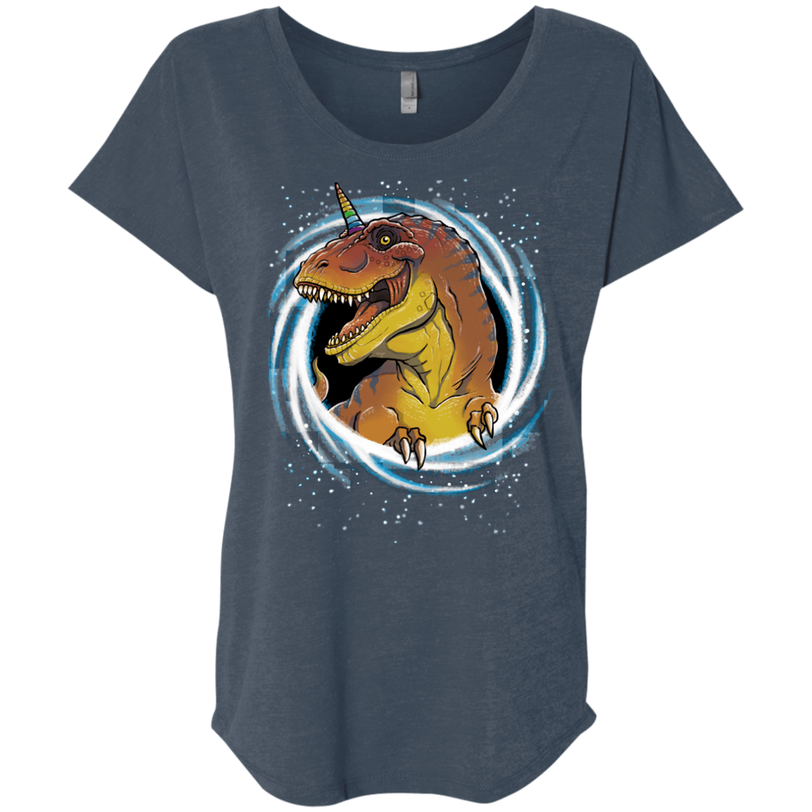 Unicornsaurus-Rex Triblend Dolman Sleeve