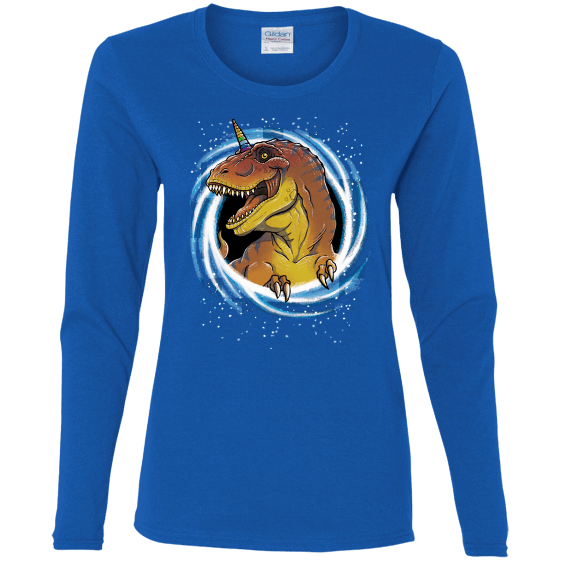 T-Shirts Royal / S Unicornsaurus-Rex Women's Long Sleeve T-Shirt
