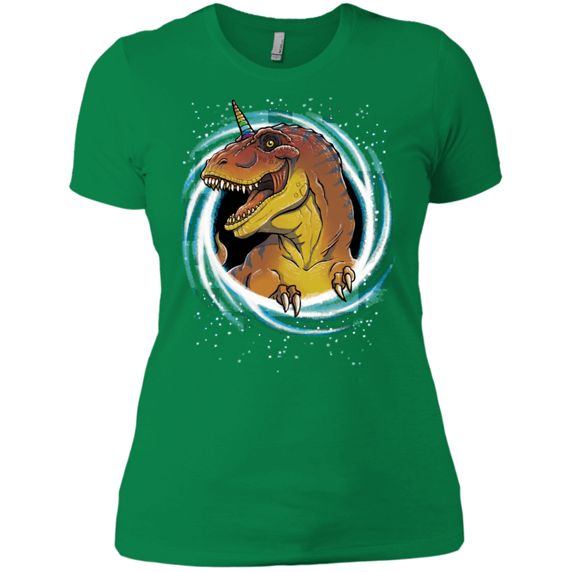 T-Shirts Kelly Green / X-Small Unicornsaurus-Rex Women's Premium T-Shirt