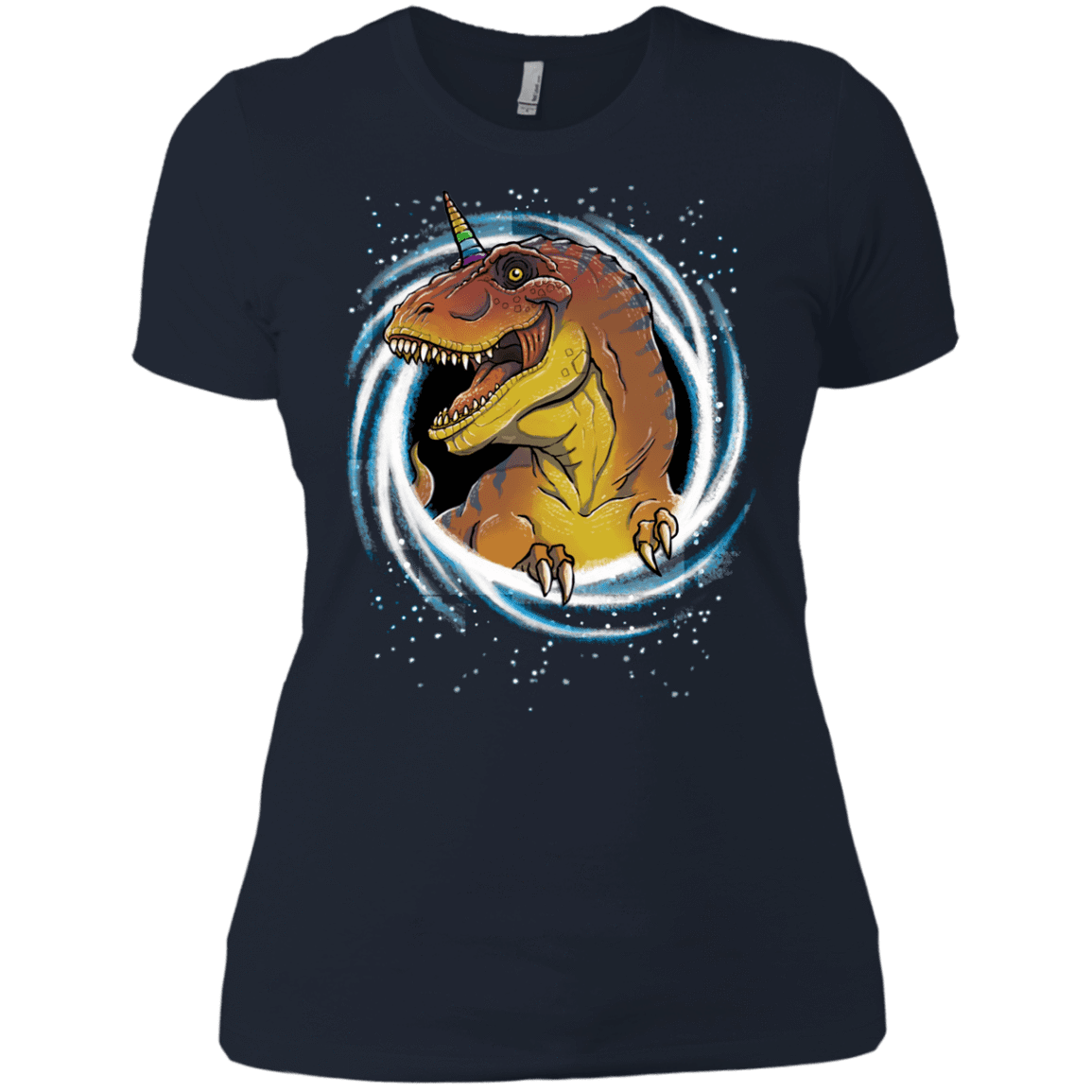 T-Shirts Midnight Navy / X-Small Unicornsaurus-Rex Women's Premium T-Shirt
