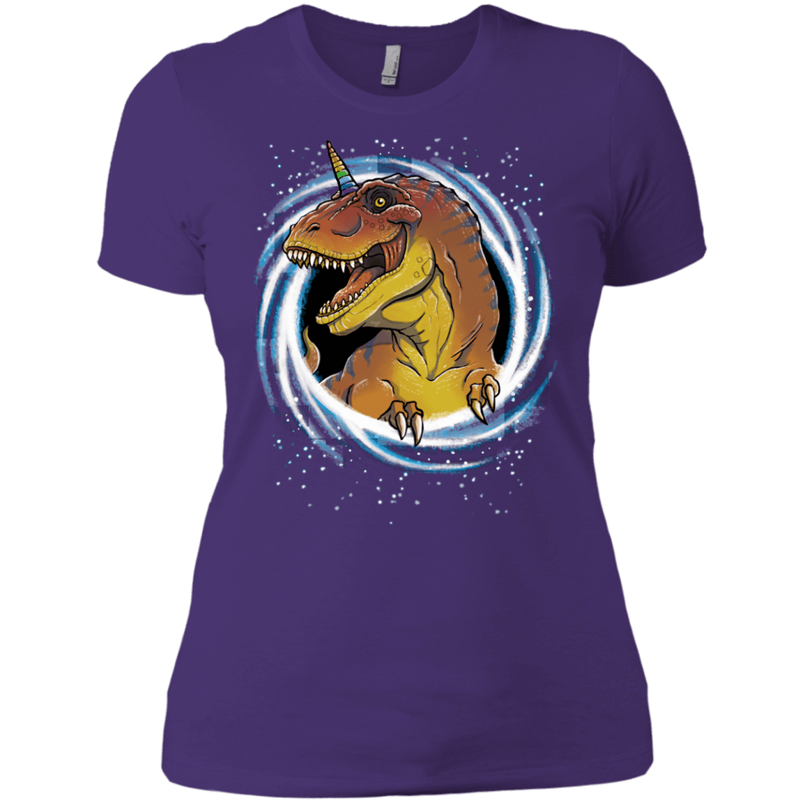 T-Shirts Purple Rush/ / X-Small Unicornsaurus-Rex Women's Premium T-Shirt